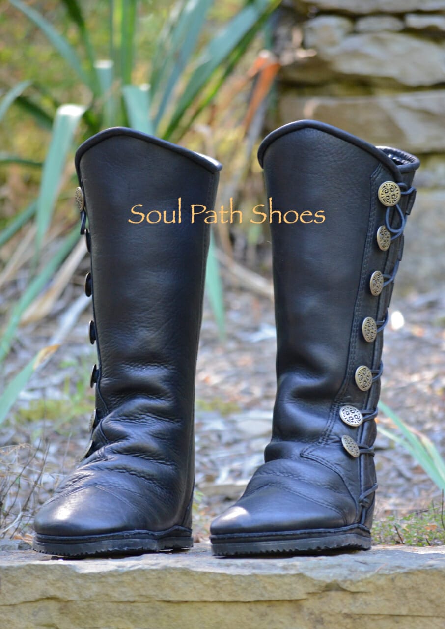 Custom leather outlet boots womens