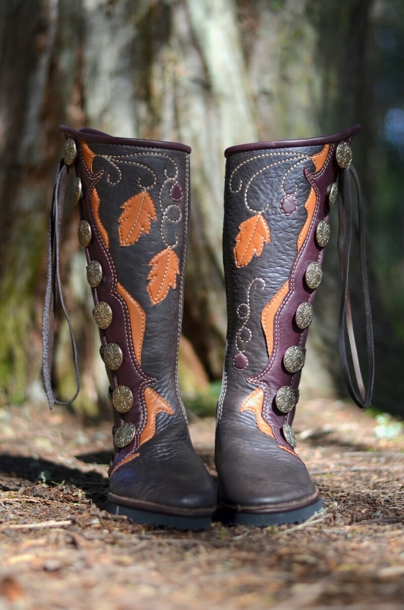 Handmade Leather Moccasin Boots Archives - Soul Path Shoes